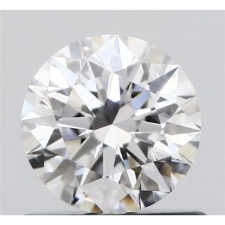 0.57 Carat Round D FL EX GIA Natural Diamond