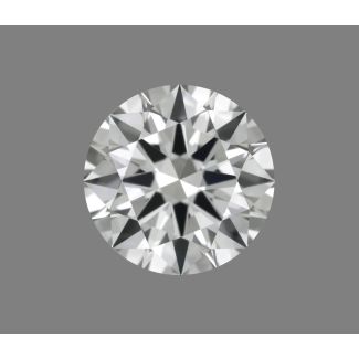 0.49 Carat Round G VVS1 EX GIA Natural Diamond