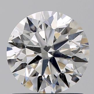 1.00 Carat Round H SI2 VG EX GD GIA Natural Diamond