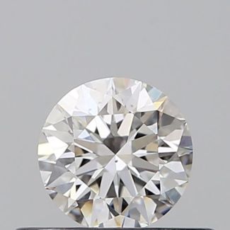 0.37 Carat Round G VS2 VG EX GIA Natural Diamond