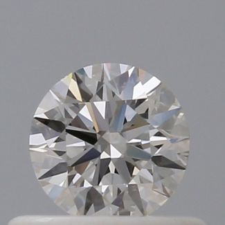 0.40 Carat Round I VS1 EX GIA Natural Diamond