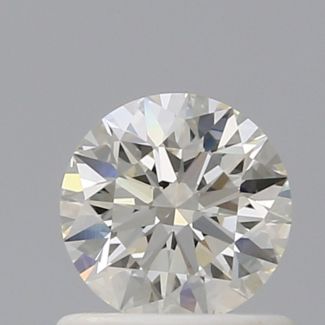 0.70 Carat Round K VVS2 EX GIA Natural Diamond