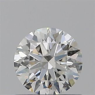 0.55 Carat Round F VS2 EX GIA Natural Diamond