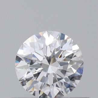 0.35 Carat Round D VVS1 EX VG GIA Natural Diamond