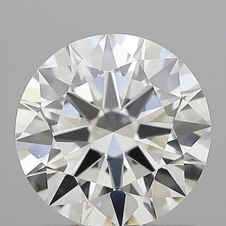 0.78 Carat Round F VVS2 EX GIA Natural Diamond