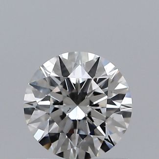 0.70 Carat Round F SI1 EX GIA Natural Diamond