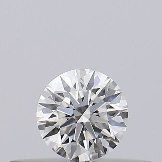 0.18 Carat Round H VS2 VG EX GIA Natural Diamond