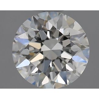 0.74 Carat Round G VVS1 EX IGI Natural Diamond