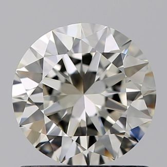 0.90 Carat Round J VVS2 EX GIA Natural Diamond