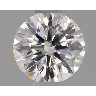 0.40 Carat Round E SI2 GD VG GIA Natural Diamond