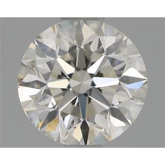 0.70 Carat Round H SI1 EX IGI Natural Diamond