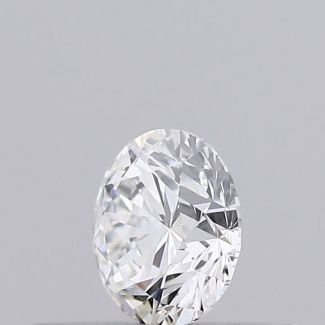 0.27 Carat Round F VVS2 EX GIA Natural Diamond