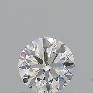 0.5 Carat Round D VVS1 EX GIA Natural Diamond