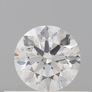 0.36 Carat Round D VVS1 EX GIA Natural Diamond