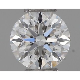 0.23 Carat Round E VVS1 EX GIA Natural Diamond