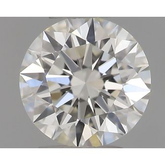 0.3 Carat Round H VVS1 EX IGI Natural Diamond