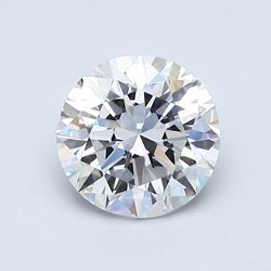 0.9 Carat Round D VS1 EX VG GIA Natural Diamond