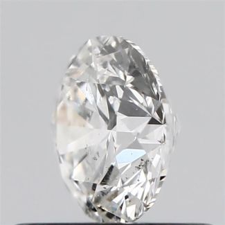 0.51 Carat Round F I1 EX GIA Natural Diamond