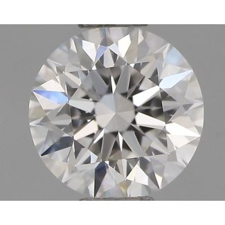 0.45 Carat Round E VVS2 EX GIA Natural Diamond