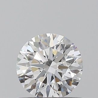 0.56 Carat Round D FL EX GIA Natural Diamond