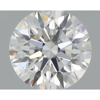 0.61 Carat Round F IF EX GIA Natural Diamond