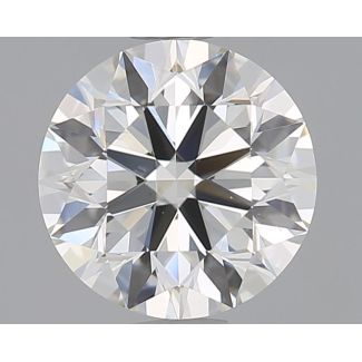 1.31 Carat Round H VVS2 EX IGI Natural Diamond