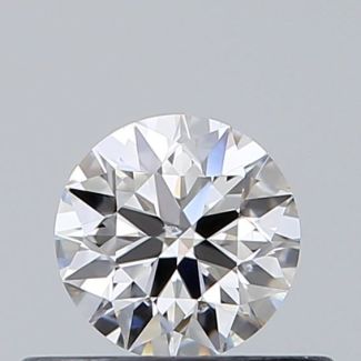 0.33 Carat Round F SI1 EX VG GIA Natural Diamond