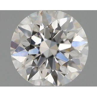 0.32 Carat Round H VVS1 EX VG GIA Natural Diamond