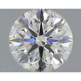 0.5 Carat Round E SI2 EX GIA Natural Diamond