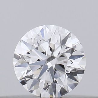 0.15 Carat Round D VS2 EX GIA Natural Diamond