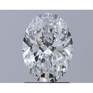 1.52 Carat Oval F VS1 - EX GIA Natural Diamond