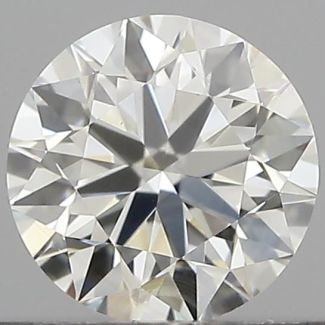 0.40 Carat Round H VVS2 VG EX IGI Natural Diamond