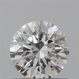 0.61 Carat Round H VS1 EX GIA Natural Diamond