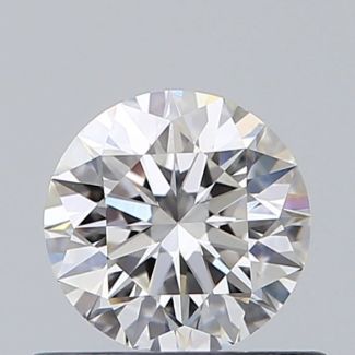 0.51 Carat Round F VS1 EX GIA Natural Diamond