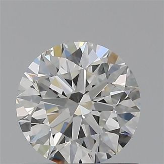 0.70 Carat Round F SI1 EX VG GIA Natural Diamond