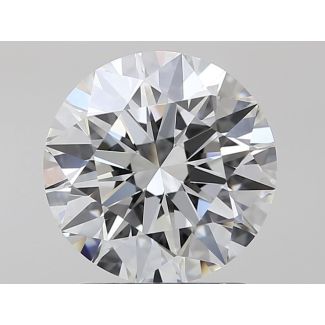 1.61 Carat Round H IF EX GIA Natural Diamond