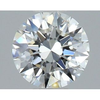 0.61 Carat Round E VVS1 EX GIA Natural Diamond