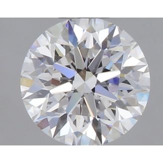 0.56 Carat Round D VS1 EX GIA Natural Diamond