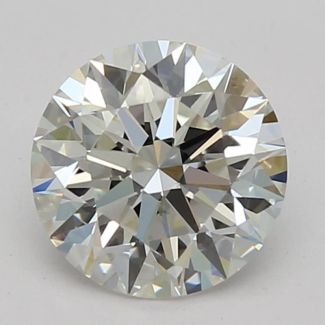 0.70 Carat Round H VS1 EX GIA Natural Diamond