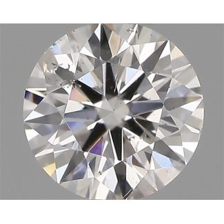 0.31 Carat Round F SI2 EX GIA Natural Diamond