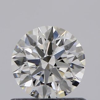 0.51 Carat Round H IF EX GIA Natural Diamond