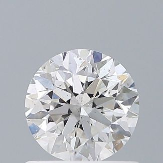 0.7 Carat Round E SI1 VG EX GIA Natural Diamond