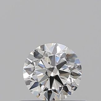 0.51 Carat Round H VVS1 VG GIA Natural Diamond