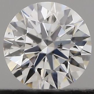 0.34 Carat Round E SI1 EX GIA Natural Diamond