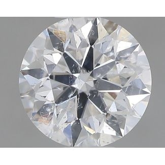 0.8 Carat Round F SI2 EX GIA Natural Diamond