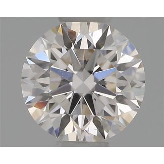 0.35 Carat Round H SI1 EX GIA Natural Diamond