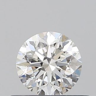 0.45 Carat Round H SI1 VG EX GIA Natural Diamond