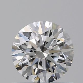 0.62 Carat Round F VS2 VG EX GIA Natural Diamond