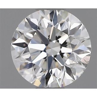 0.70 Carat Round F SI1 EX GIA Natural Diamond