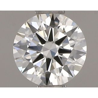 0.52 Carat Round H IF EX GIA Natural Diamond